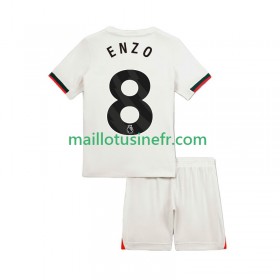 Maillot de Foot Chelsea Enzo Fernandez 8 Extérieur 2025-26 - Enfant